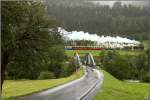 Zur Erffnung der Dampfbummelzugsaison 2009 fuhr am 23.06.2009 die STLB Dampflok BH1 von Murau nach Tamsweg.