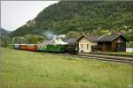 Zur Erffnung der Dampfbummelzugsaison 2009 fuhr am 23.06.2009 die STLB Dampflok BH1 von Murau nach Tamsweg.
Ramingstein