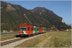 Knotz Dieseltriebwagen VT 31 + VS 42 der Steiermrkischen Landesbahnen fhrt als  R 8709 von Unzmarkt nach Tamsweg. 
Puxerboden 12_11_2011