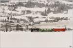 Der nchste Programmpunkt der “The Railway Touring Company” war am 7.2.2012 der  Winterdampf auf der Murtalbahn  - Bespannt mit der U 11  Mauterndorf  (Baujahr 1894) ging es von Murau nach