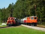 Nach die Lokparade in Alt Nagelberg war die Doppelausfahrt mit 4 Dieselloks.