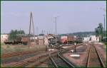 Die ausgedehnten Gleisanlagen der Waldviertler Bahn in Gmnd/N.