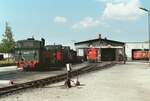 Waldviertelbahn, Heizhaus Gmünd, 18.08.1984