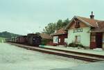 Waldviertelbahn, Dampfzug mit ÖBB-Lok 399.04, Alt-Weitra.