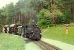 Regulärer Dampfzug der Waldviertelbahn mit einer Lok der ÖBB-Baureihe 399.