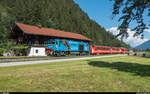 Zillertalbahn D 16 mit Pendelzug am 26. Juli 2018 zwischen Aschau und Erlach im Zillertal.