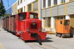 D11 (Orenstein & Koppel - Dortmund Dorstfeld; Baujahr: 1960) der Zillertaler Verkehrsbetriebe AG auf Jenbach Zillertalbahn am 2-8-2013.