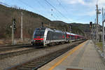 Weltrekord 1216.025 bespannte die neue RJ-133 verbindung am ersten Tag,den 10.12.17 bei der durchfahrt in Payerbach.