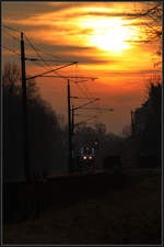 Kurz nach dem Bahnhof Werndorf begegnet mir an diesem Morgen wie noch einige male ein 4744. 
21.02.2019