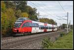 4023 006 als Betriebsfahrt bei Gloggnitz am 17.10.2019.