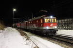 Am 23.2.2022 war der  Grazer Ölzug  RID57709 von Stadlau Fbf nach Graz Vbf außerplanmäßig mit drei 1144ern an der Spitze und von Gloggnitz bis Semmering Unterwerk noch zusätzlich mit einem Nachschiebetriebfahrzeug bespannt.
In Semmering Unterwerk wurde das Nachschiebetriebfahrzeug 1144 105 abgekuppelt und der knapp 1600t schwere Zug fuhr mit der 1144 283, 1144 211 und 1144 231 weiter in Richtung Graz Vbf