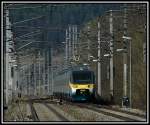  Hitzeflimmern  Nochmals eine Aufnahme der Testfahrten des CD Pendolino auf der Sdbahn bei der Ausfahrt nach Wiener Neustadt am 7.4.2006.