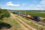 1216 210  Kapsch  mit EC 77 „Antonn Dvořk“, ist am 10.07.2012 zwischen Gumpoldskirchen und Paffsttten unterwegs.