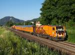 Der Vegetationskontrollzug TERSUS der BB, im Volksmund auch  Unkrautvernichter  gennant war am Morgen des 29.06.2011 von Graz nach Burck an der Mur und wieder retour unterwegs.