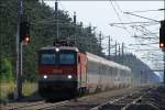 1144.053 brachte am 24.07.13 den EC 151 von Wien Meidling nach Ljubljana.