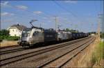 ES64U2-035 und 470.501 mit dem TEC 43623 (Pta-Sd) am 15.08.13 in Neunkirchen/N.