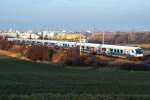 RJ-Garnitur 51  Ski Austria  mit railjet 657 (Wien Meidling - Graz Hbf.) konnte bei Guntramsdorf-Thallern gerade noch mit etwas Jännersonne fotografiert werden.