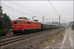 1110.505 bespannte am 06.01.16 den Winter(damp)fzug 14276.