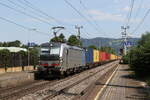 193 118 mit einem Containerzug aus Salzburg kommend am 12.