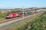 1116 249  ÖFB  war am 07.11.2020 mit dem Railjet 644 von Wien nach Salzburg unterwegs. Die Aufnahme entstand bei Perschling an der NBS.