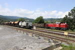 Vielleicht geht ja das ohne Tagelanges beraten ,-----    Schwestern Treffen in Deutschlandsberg   DH1700.1 mit Ihrem Güterzug und DH 1700.