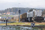 Die Anschlussbahn  Meta  ist schon seit einigen Jahren außer Betrieb und sogar durch eine Straße Mittlerweile unbefahrbar.