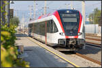 Am 26.August 2022 konnte ich GTW 07 im Bahnhof Wettmanstätten ablichten .