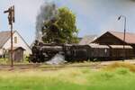 Im Jahre 1966 war die 56.3200 auf der Strecke von Graz-Köflacherbahnhof nach Wies-Eibiswald mit dem morgendlichen Verschubgüterzug unterwegs.