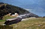 Dampfzug auf der Schafbergbahn zu ÖBB-Zeiten (1986)