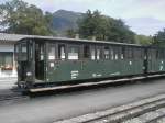 Personenwaggon der Schneebergbahn. Aufgenommen am 13.8.2000 
