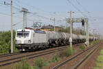 ELOC 193 515 mit Kesselwagen in Dresden Zschachwitz, 02.05.2024