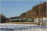 1100.1 als Nikolauszug Spz 8517 von Graz nach Groß St. Florian unterwegs, aufgenommen kurz vor der Haltestelle Oisnitz-St. Josef am 3.12.2017. Auf diesem Bild habe ich das  Nikolauszug  Schild im Bild belassen, auf den folgenden Bildern habe ich es entfernt. 