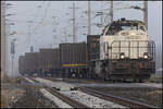 GKB DH 1700.2 beim Verschub im Bahnhof Frauental am 6. November 2024 