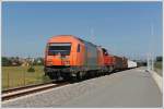 Groer Fehler am 3.9.2011 – mein Standortwechsel fr den GKB Gterzug 93397, der wegen der Gleissperre zw.