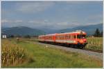 MAV Ultraschallmesszug am 14.9.2011 auf der GKB unterwegs, aufgenommen als LzNz 8533 kurz vor Frauental.