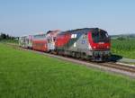 218 117 war am 22.06.2011 mit dem  R4379 von Graz via Werndorf nach Wies-Eibiswald unterwegs, und wurde von mir bei Groß St.