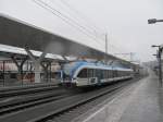 5063.08 trat am 25.02.2012 seine Heimreise aus Deutschland an wo er zahlreiche abnahmefahrten absolvierte. Hier am Salzburger Hbf bei nicht so tollem Wetter.