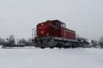 DH 1500.1 die erste Ihrer Reihe fhrt seit kurzem wieder. Nun erstrahlt sie in frischem Lack . Preding Wieselsdorf am 15.02.2013