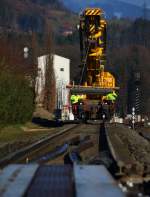 Ein kleines TELE auf den Stählernen Giganten. Schwanberg am 6.03.2016