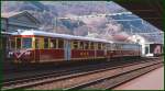 Trieb- und Steuerwagen der Montafonerbahn zu Besuch in Bad Ragaz in der Schweiz. (Archiv 09/75)