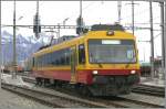 Kurz vor 13.00Uhr verlsst der ET 10.109 der Montafonerbahn Buchs SG als Regionalzug Richtung Felkirch. (09.04.2008)
