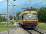 ET 10.119 der Montafonerbahn in Liechtenstein. August 2005