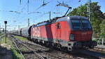 ÖBB-Produktion GmbH, Wien [A] mit ihrer  1293 190  [NVR-Nummer: 91 81 1293 190-5 A-ÖBB] und einem Getreidezug am 14.05.24 Höhe Bahnhof Magdeburg-Neustadt.