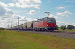 Mit einem Transcereal-Zug am Haken fuhr 1293 008 der ÖBB am 06.09.20 durch Braschwitz Richtung Köthen.