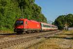 1216 009 ÖBB Taurus in Aßling, Juni 2023.