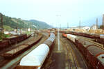 Österreichischer Verschiebebahnhof Arnoldstein im August 1983