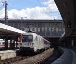 Am 12.5.14 fuhr der EC113 mit dem Frontrunner Taurus an der Front aus dem Münchener Hauptbahnhof. 
