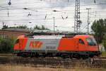1216 902-7 der Firma RTS(Rail Transport Service GmbH)stand am 19.06.2015 abgestellt im Rostocker Hbf