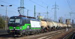 SETG - Salzburger Eisenbahn Transport Logistik GmbH, Salzburg [A] mit der ELL Vectron  193 752  [NVR-Nummer: 91 80 6193 752-3 D-ELOC] mit einem Kesselwagenzug für Kreideschlamm-Transporte (leer)