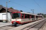 SVB ET 50 + ET 54 mit Zug Nr. 38, Oberndorf bei Salzburg, 01.09.2005
